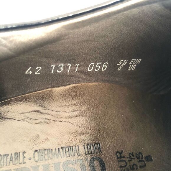 Mephisto womens air relax black leather slip on loafer shoes size 8 - Picture 11 of 12